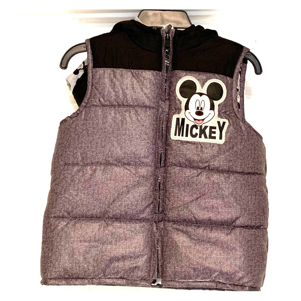 Classic Mickey Puffy Hoodie Vest